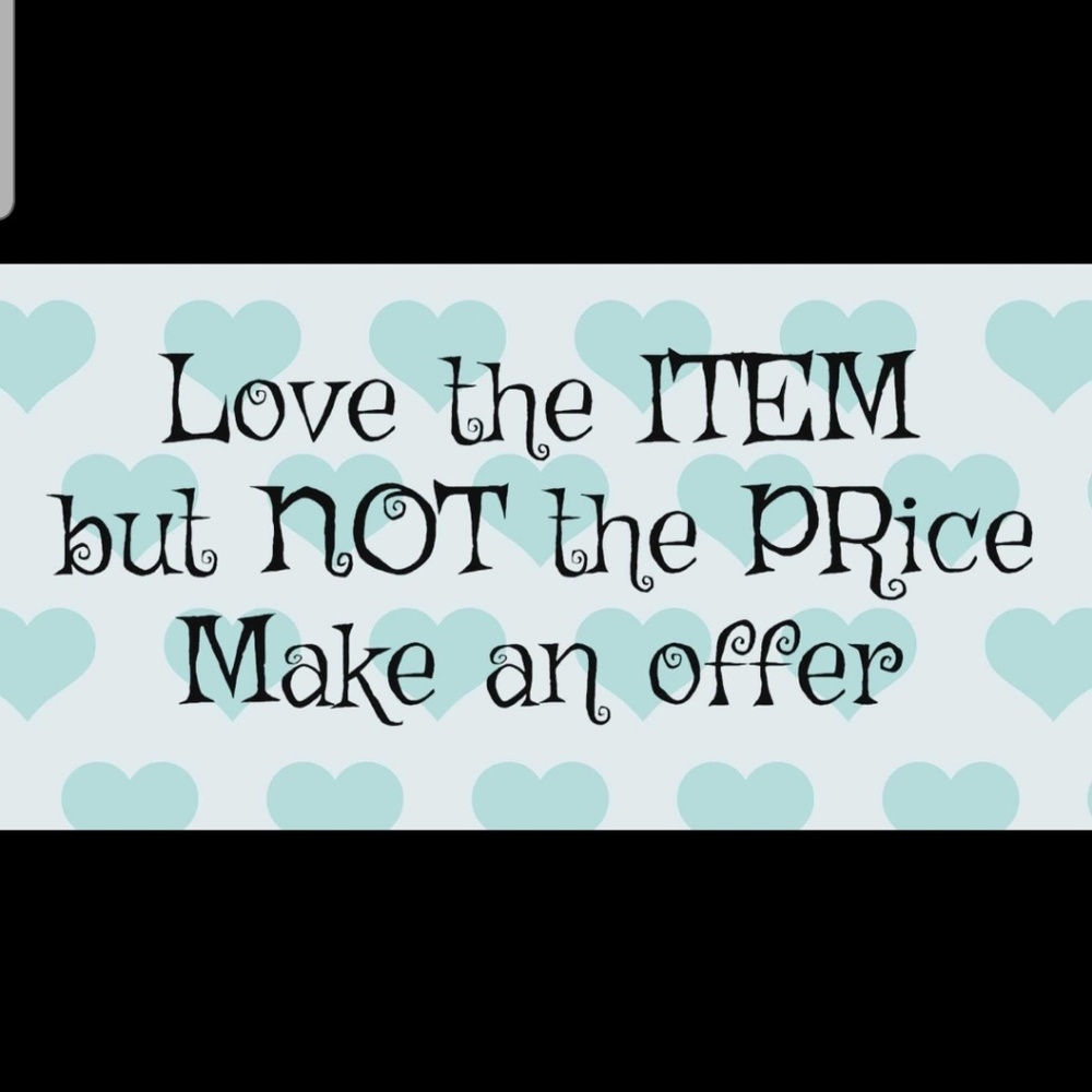 All listings are negotiable